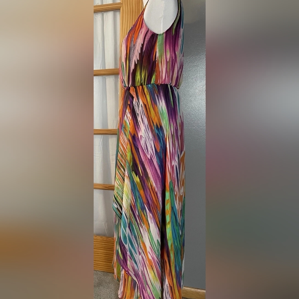 Multicolor Sleeveless Maxi Dress - Picture 2 of 4